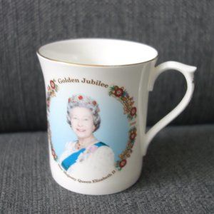 Her Majesty Queen Elizabeth II Golden Jubilee Argyle Bone China E II R Tea Cup